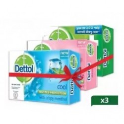 Detol Soap Family Pack 75 gm -3pcs