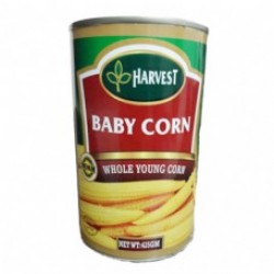 Harvest Whole Young Baby Corn 425 gm