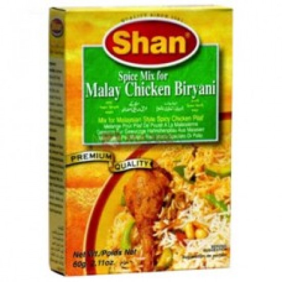 Shan Malaya Spice Mix For Chicken Biriyani 60 gm