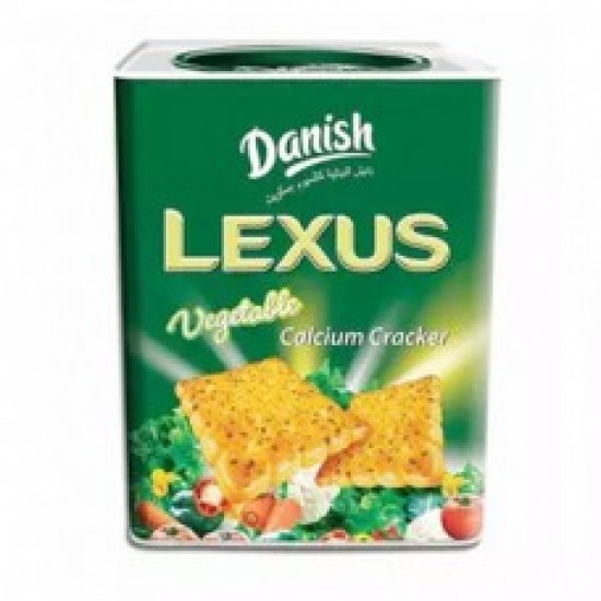 Danish Lexus Vegetable Calcium Crackers Biscuit Tin 700 GM.